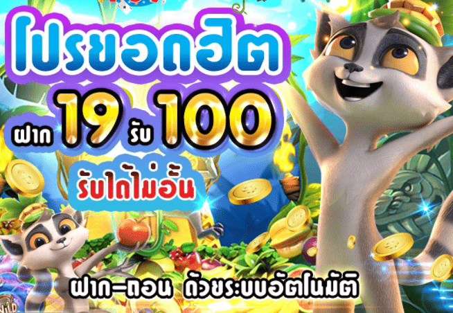 ฝาก19รับ100 ทำ 200ถอนได้100