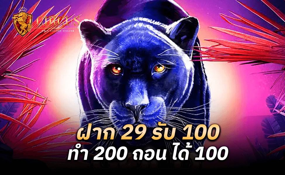 29รับ100 ทํา 200 ถอนได้100