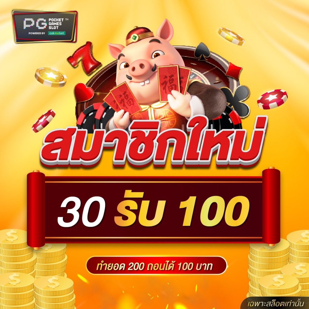 30รับ100ทํา200